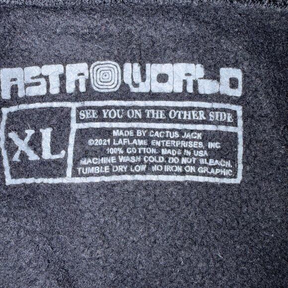 Travis Scott Astroworld Festival 2021 Sweatpants XL Black Cactus Jack Utopia - Picture 6 of 6